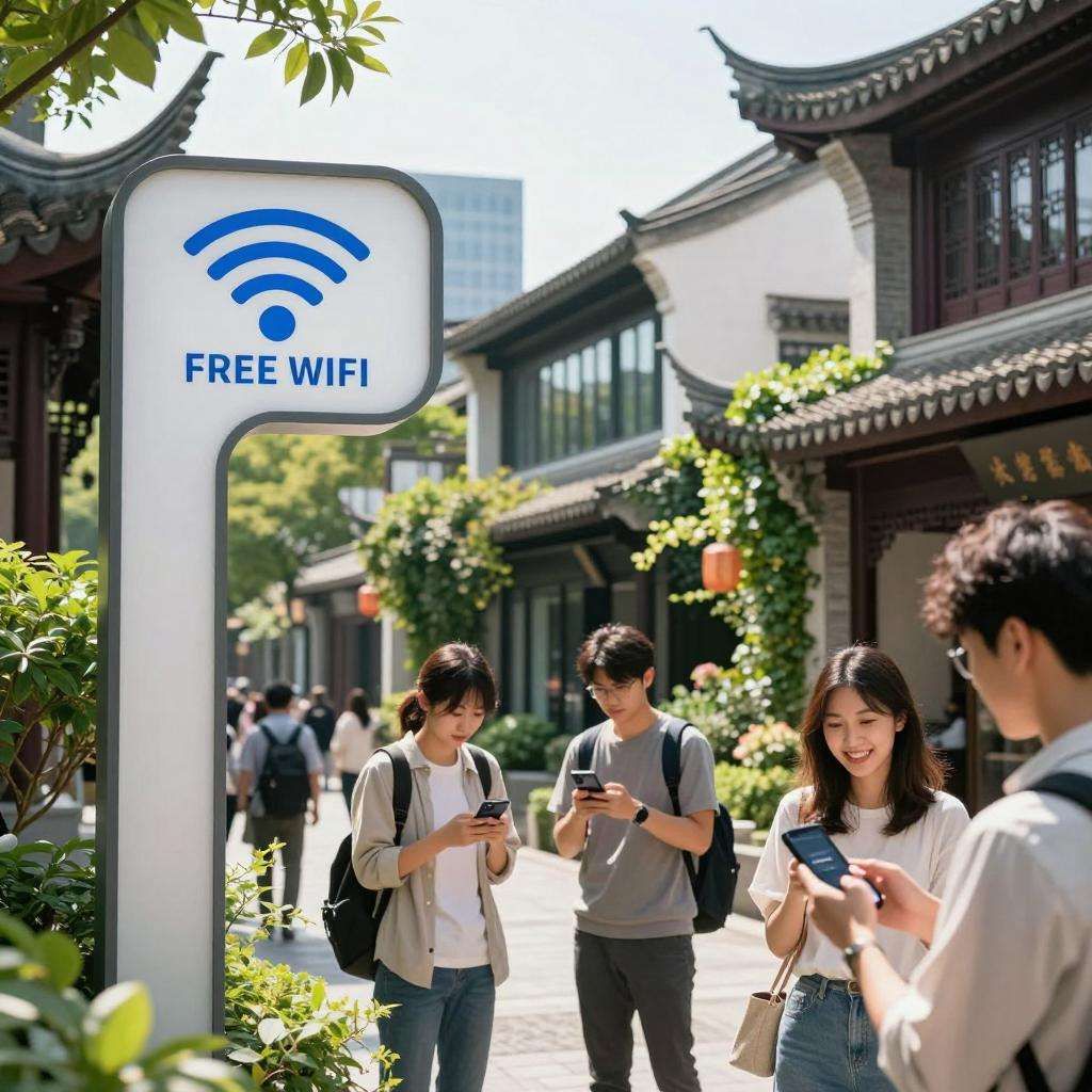 元宇宙街区实现免费WiFi全覆盖，共筑智慧文旅新地标第一张图